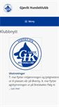 Mobile Screenshot of gjovikhundeklubb.no